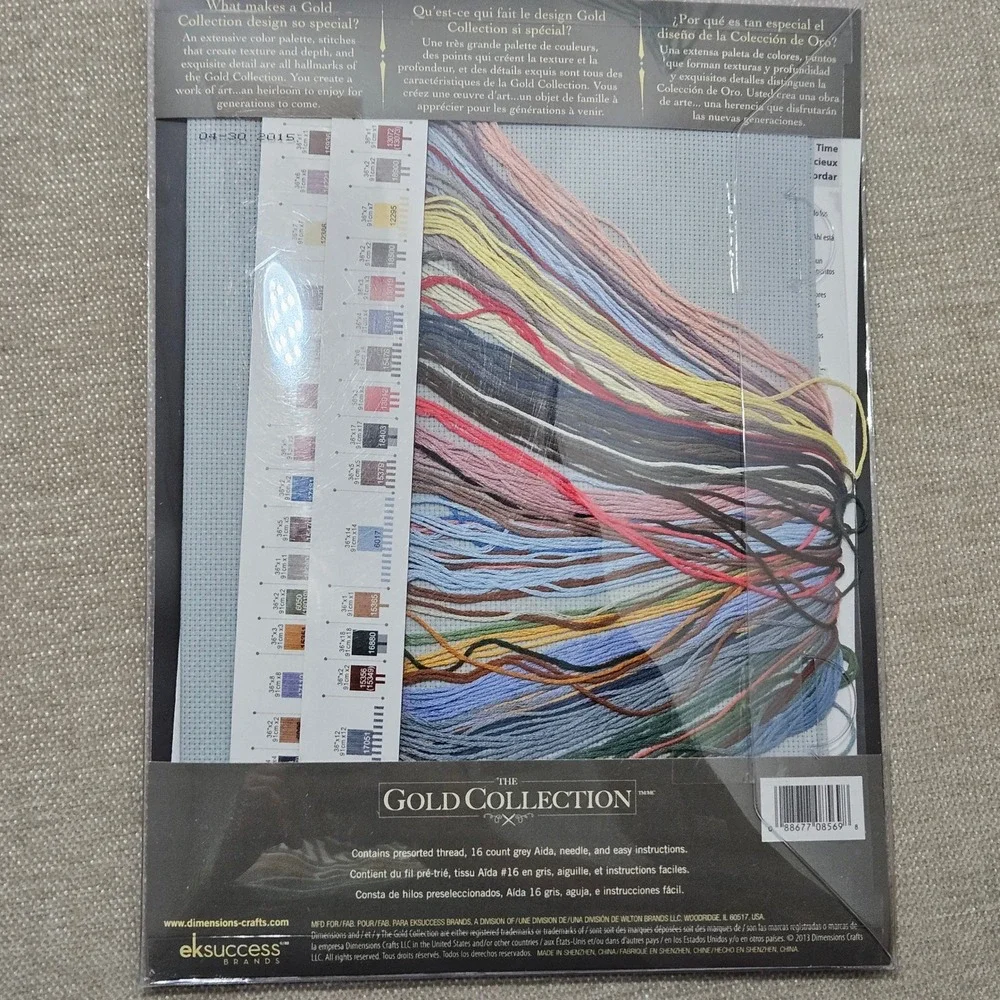 Dimensions NWT Gold Collection Treasured Time Cross Stitch Kit 8569 Winter Scene